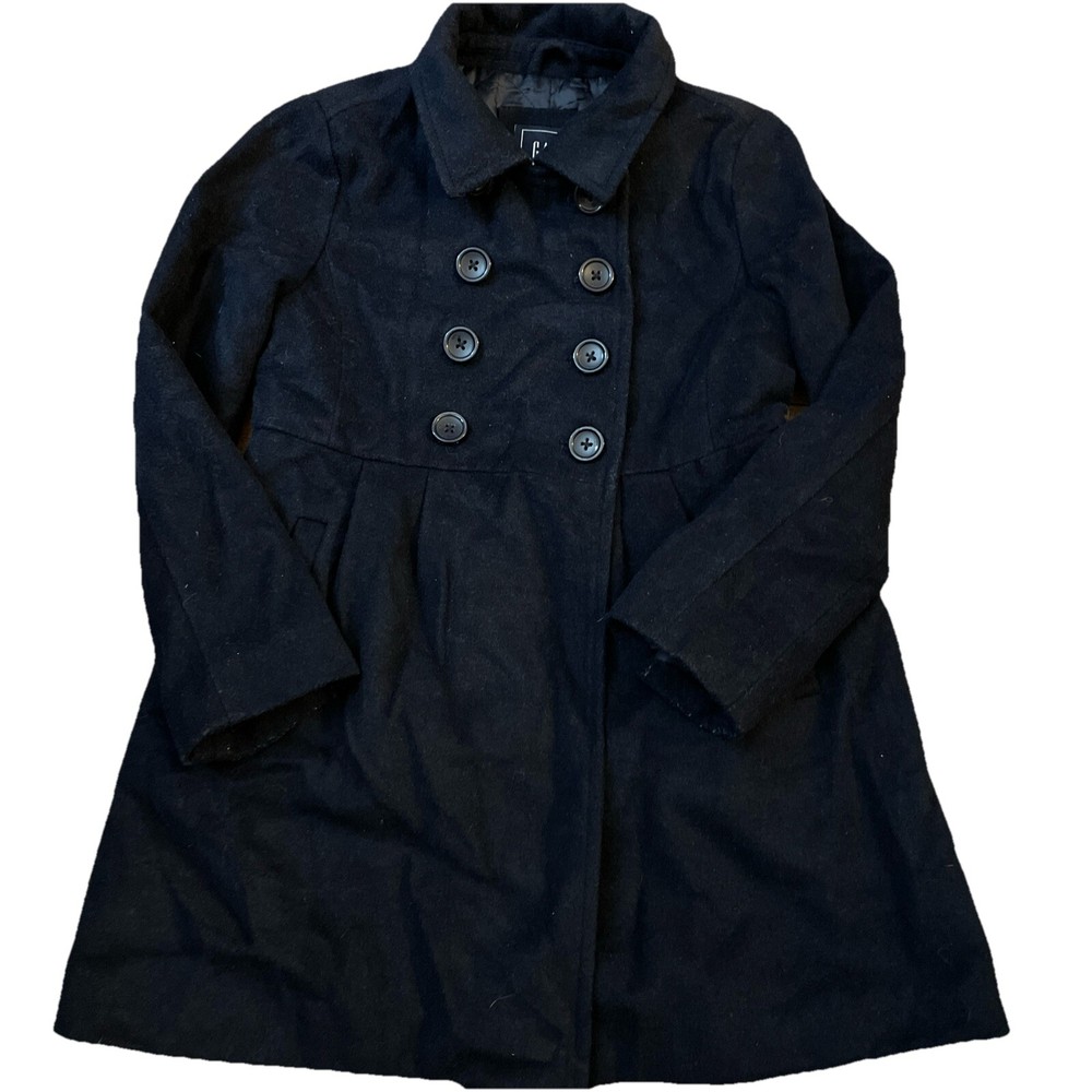 GAP Wool Blend Dress Blue Coat Jacket Girl 5