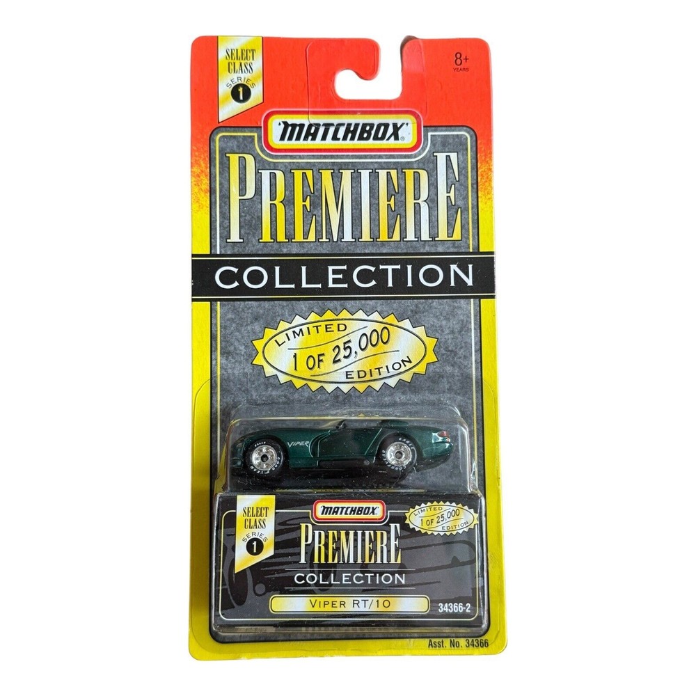 Viper RT/10 Matchbox 1995 Premiere Collection Select Class Series 1 Dark Green