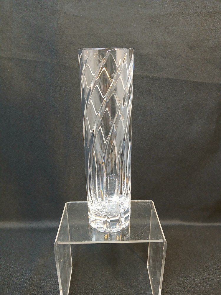 Tiffany & Co Reeds Crystal Bud Vase 8