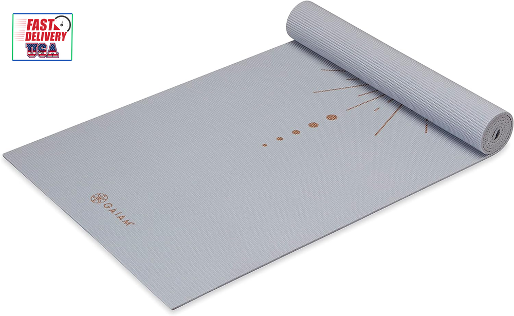 Yoga Mat - Premium 6Mm Print Extra Thick Non Slip Exercise & Fitness Mat for All