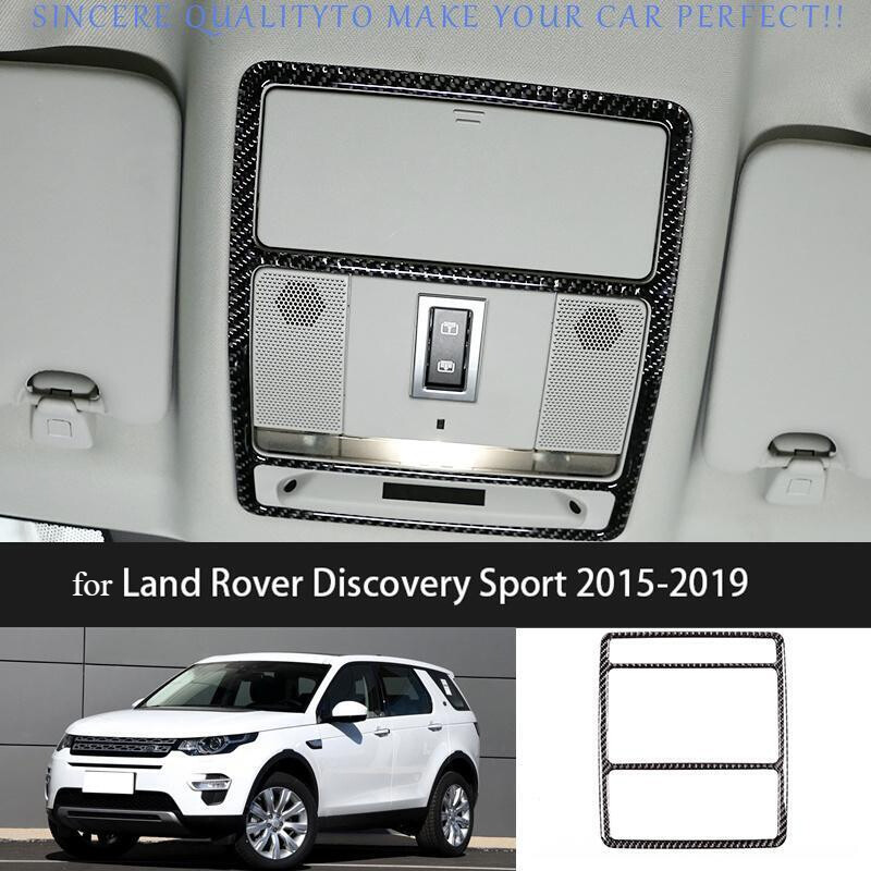 2015-2019 Discovery Sport Real Carbon Fiber Front Reading Light Cover Trim