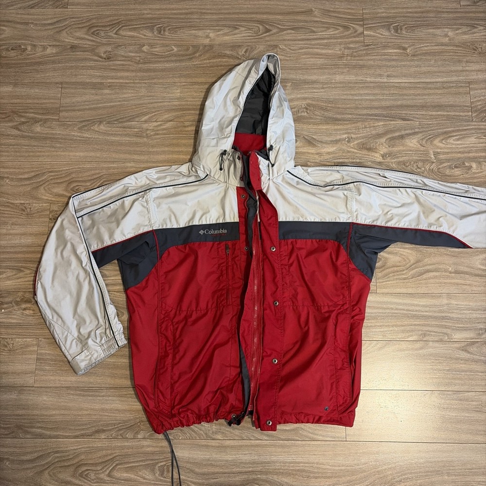 Columbia Vertex Interchange Windbreaker Jacket Size XL Outdoor Ski Hiking Rain