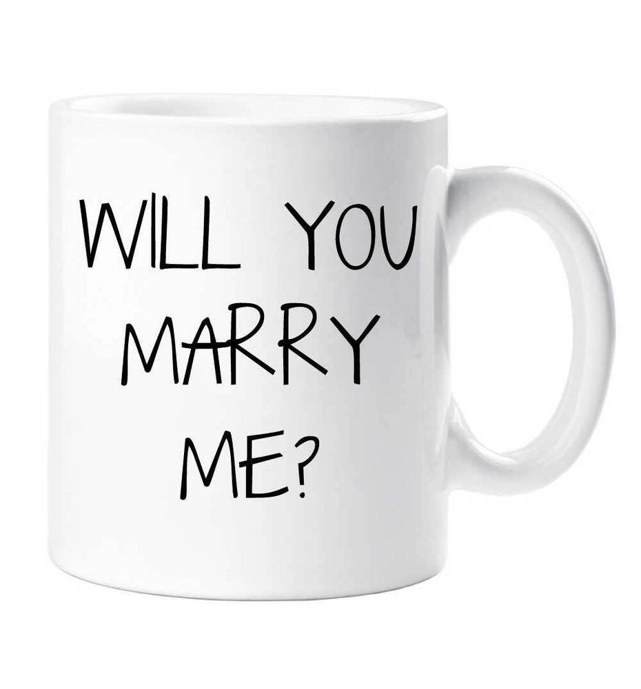 Proposal Mug Will You Marry Me Wedding Gift Engagement Cup
