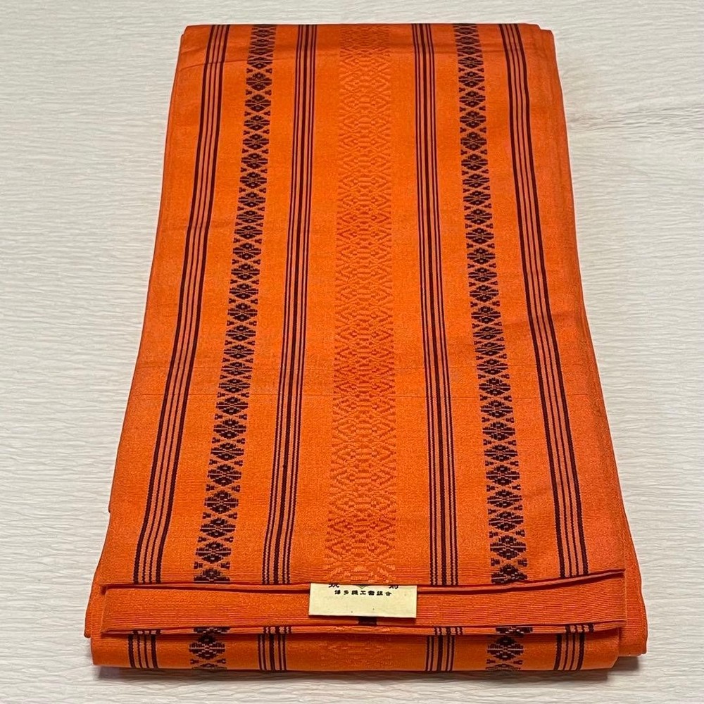 Half-width obi Yukata obi [Authentic Chikuzen] 070406