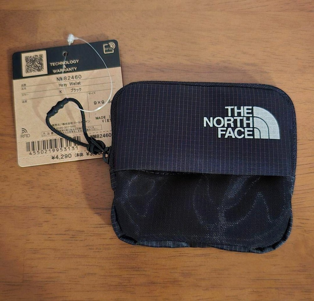 The North Face Hazy Wallet NM82460 Black 9x9.5cm New Japan Free Shipping