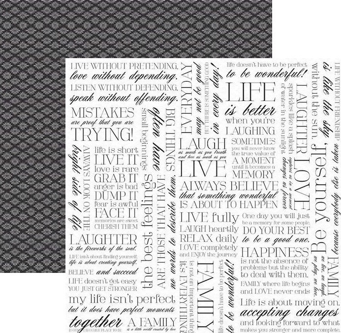 Violet Crush Lily DS Scrapbook Paper by Kaisercraft P1409