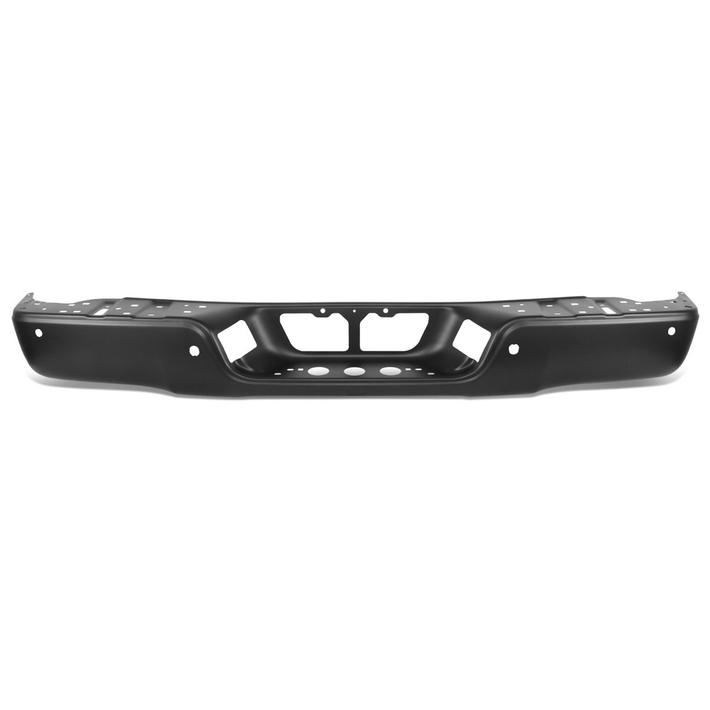 Fit 07-13 Toyota Tundra OE Style Black Rear Bumper Face Bars w/Sensor Holes Pair