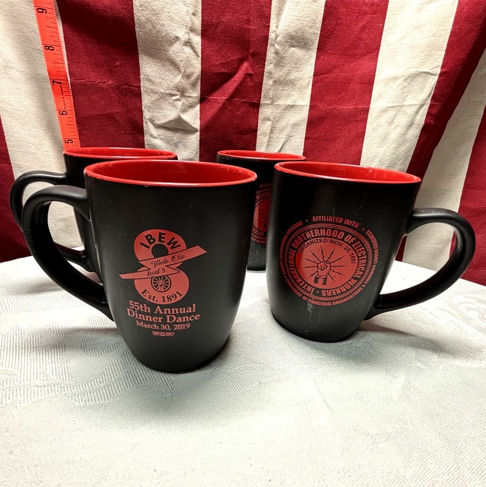 IBEW Toledo Local 8 coffee mug 2019 Dinner Dance trade union AFL CIO electrician