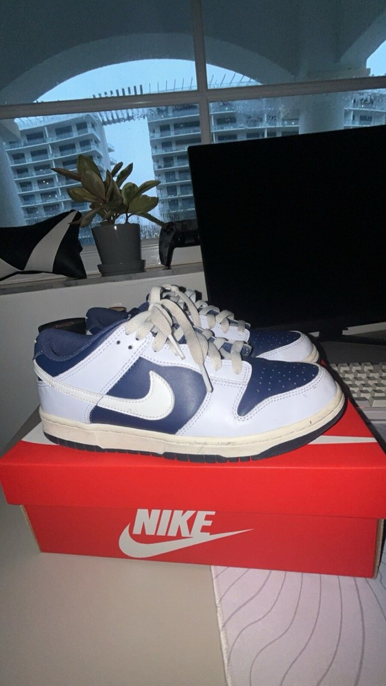 Nike dunk low football grey/summit white size 7