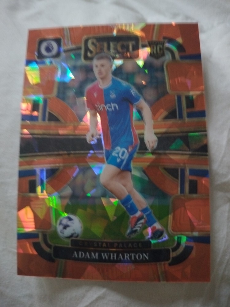 2023-24 Panini Select Premier League Terrace White Ice Prizm Adam Wharton #38