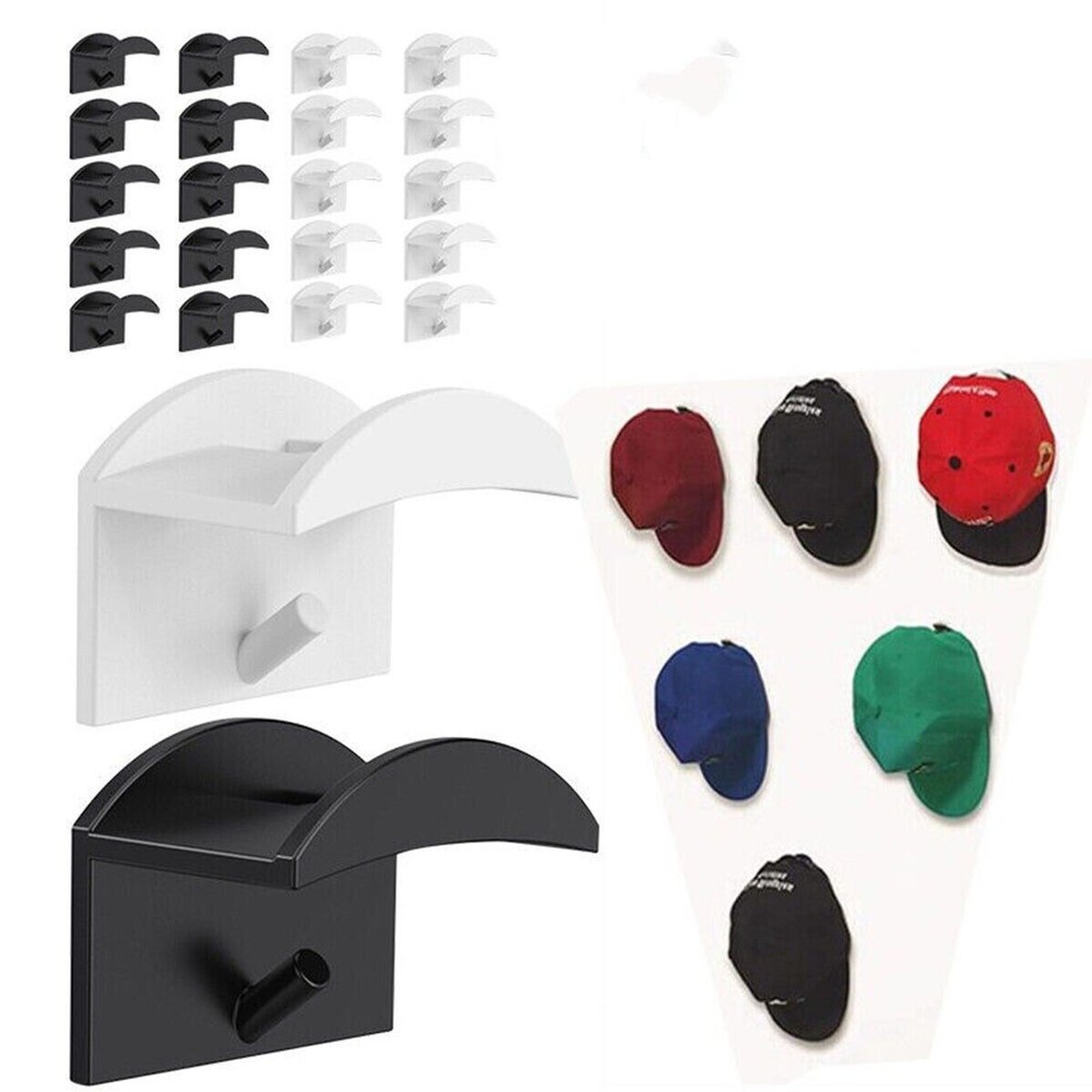 Baseball Cap Hat Rack Wall Door Hanger Holder Storage Organizer Display Hooks