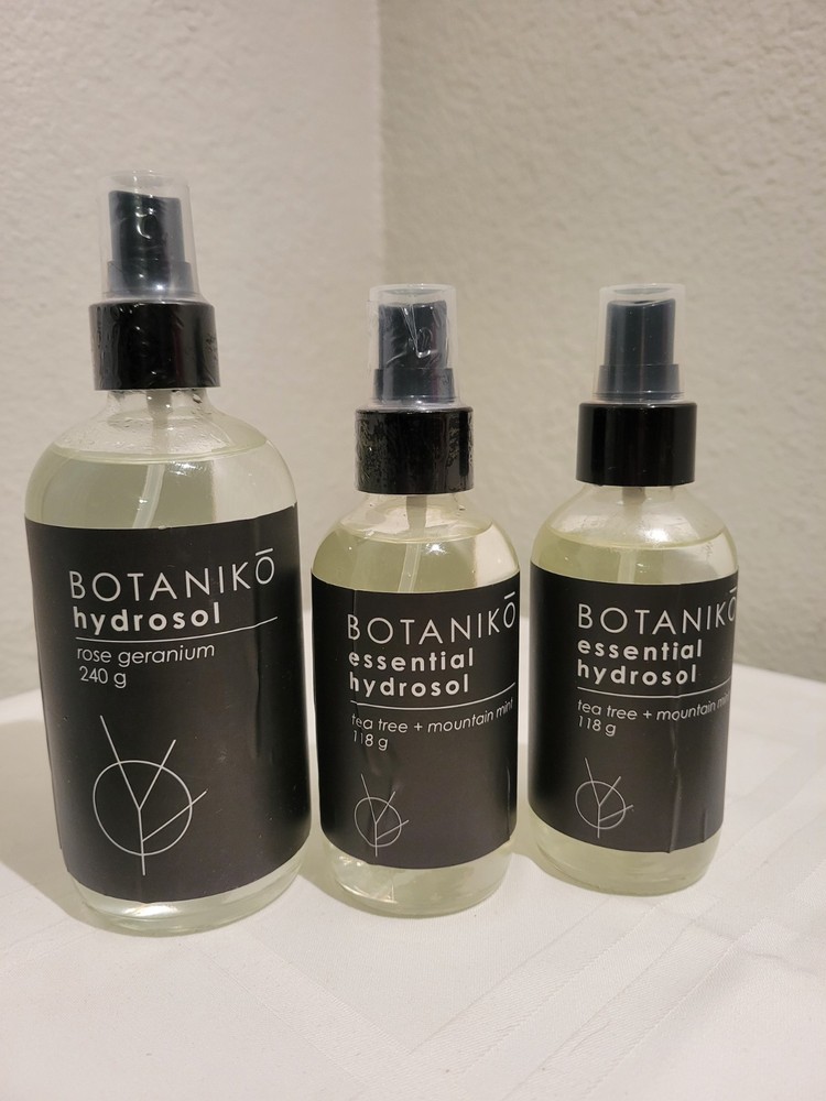 Botaniko Hydrosol Hydrating Face and Body Spray Set of 3 in 240ml and 118ml Sizes