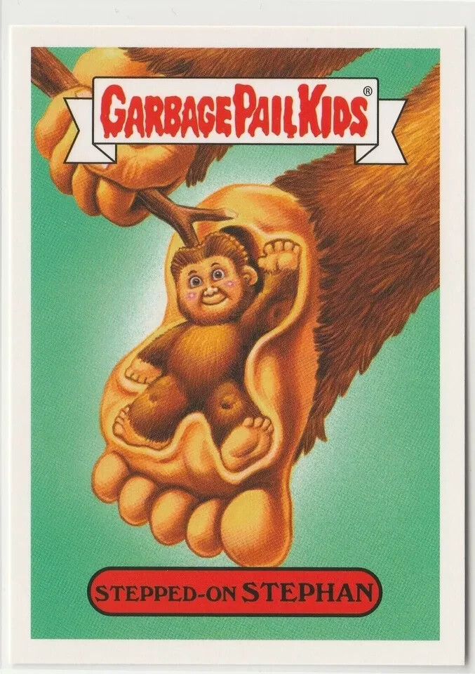 Stepped-On Stephan Garbage Pail Kids GPK 2018 Horror-ible Trading Card