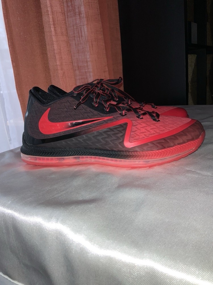 Nike LeBron 11 Low Men’s Basketball Shoes,red Black Sneakers Size11