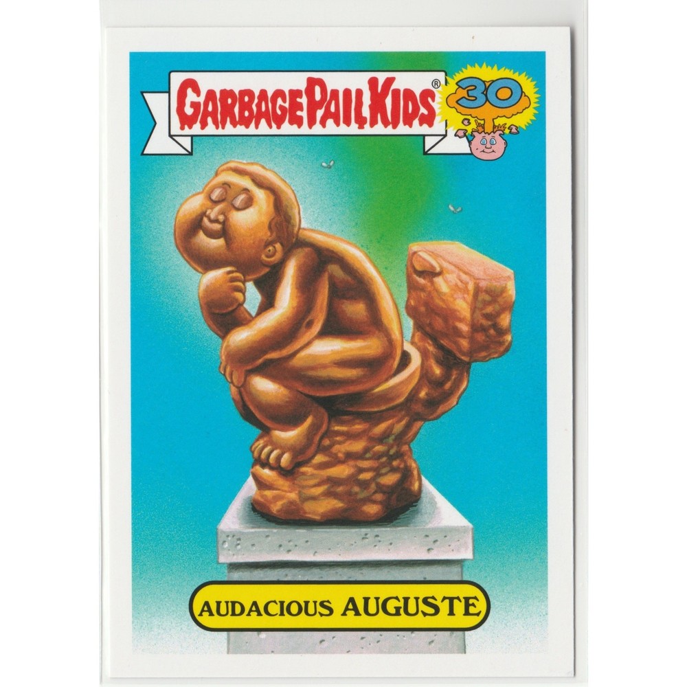 Audacious Auguste 5b Rodin GPK Garbage Pail Kids 30th Anniversary 2015 Series
