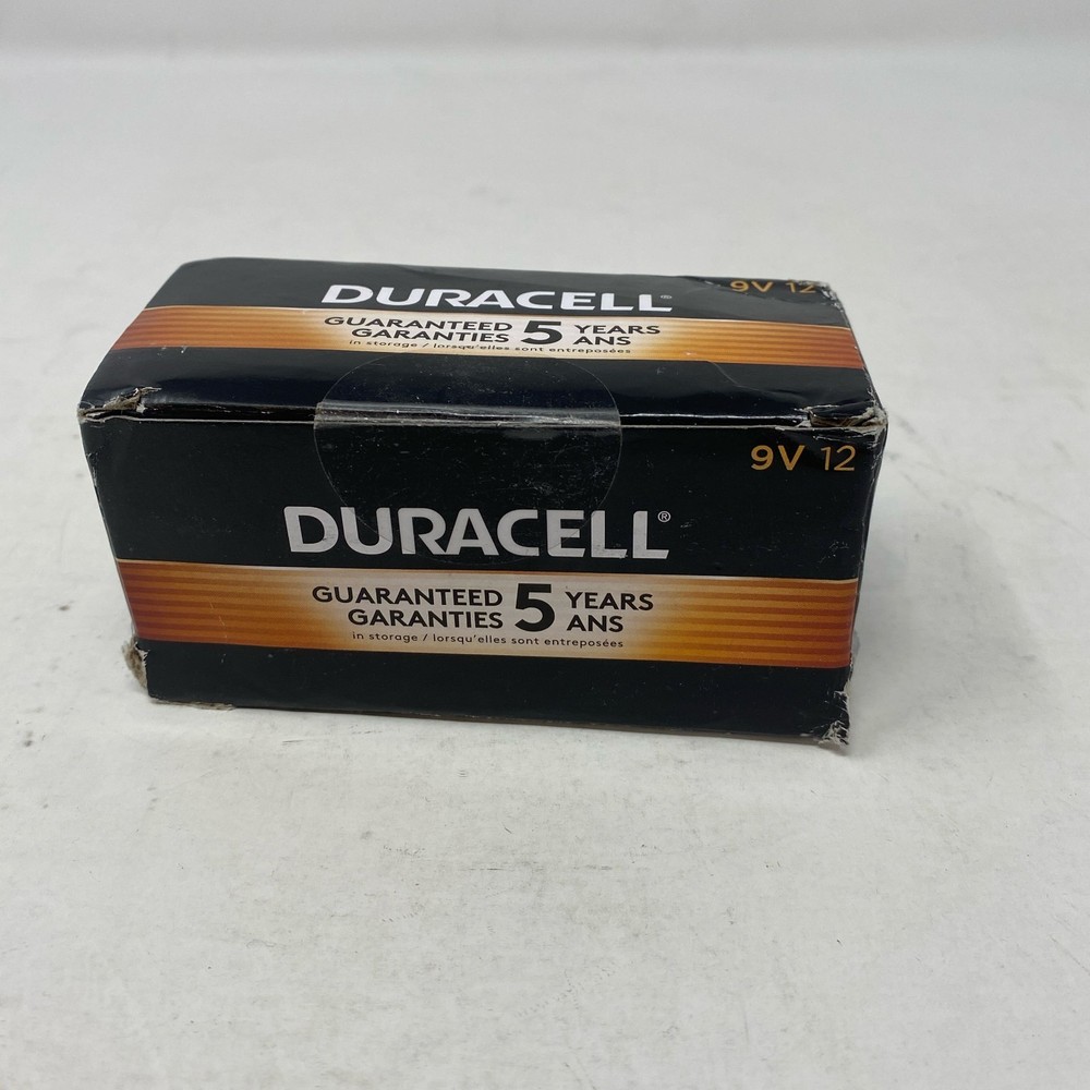 Duracell Coppertop 9V Batteries 12-Pack Black/Copper