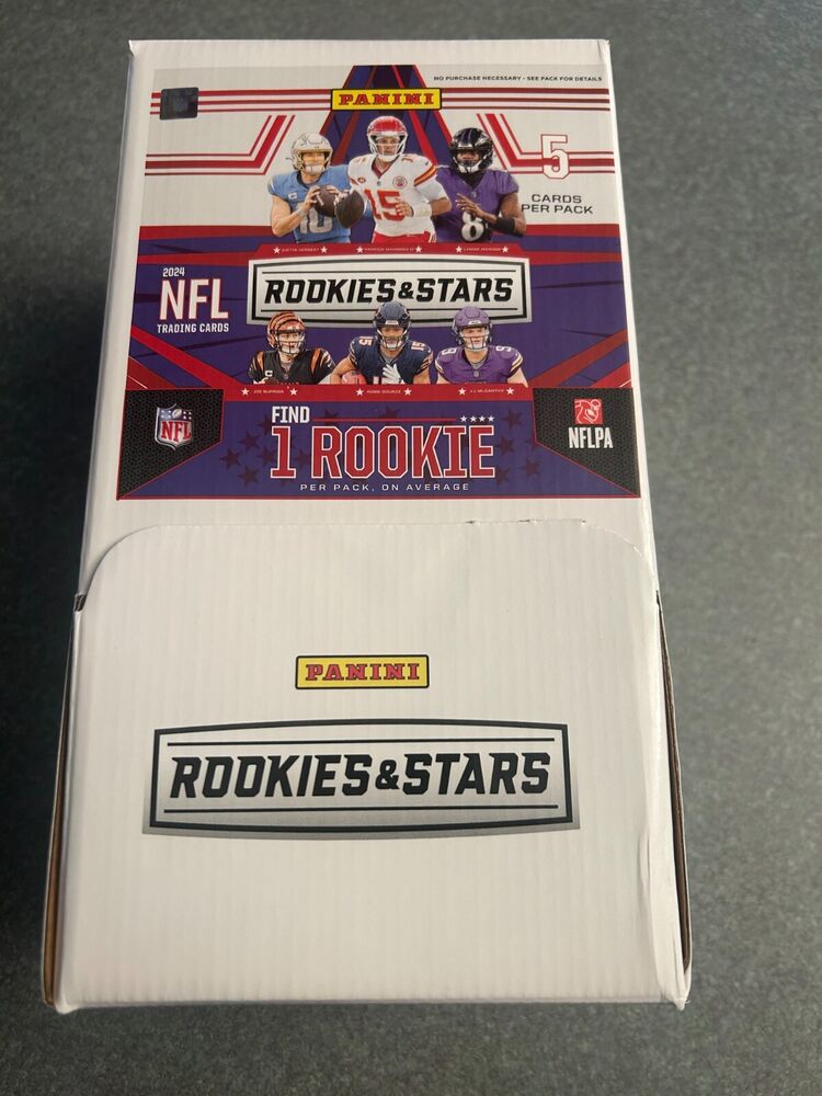 2024 PANINI ROOKIES and STARS FOOTBALL HOBBY DIRECT GRAVITY FEED BOX