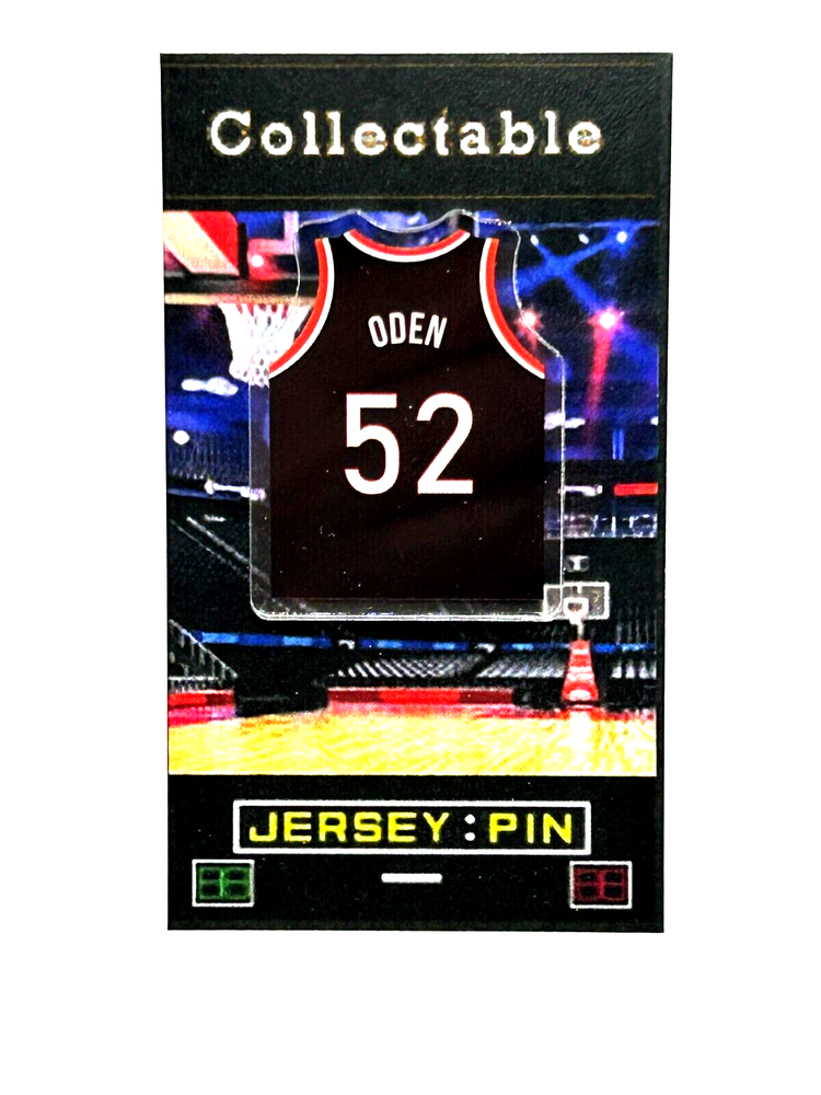 Portland Trail Blazers Greg Oden jersey lapel pin-Classic RIP CITY Collectable
