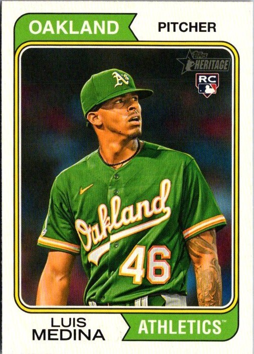 2023 Topps Heritage High Number - #649 Luis Medina (RC)