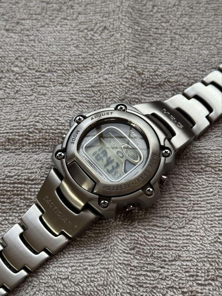 Casio digital quartz Watch MRG-110T TACTICIAN Titanium