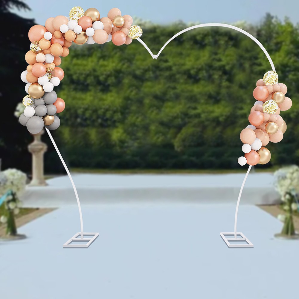 Heart-Shaped Balloon Arch Rack for Weddings, Garden Parties, and Floral Backdrops – Reusable Decor Stand