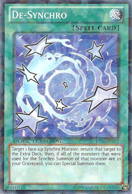 De-Synchro DT06-EN092 Common Duel Terminal x3 Near Mint