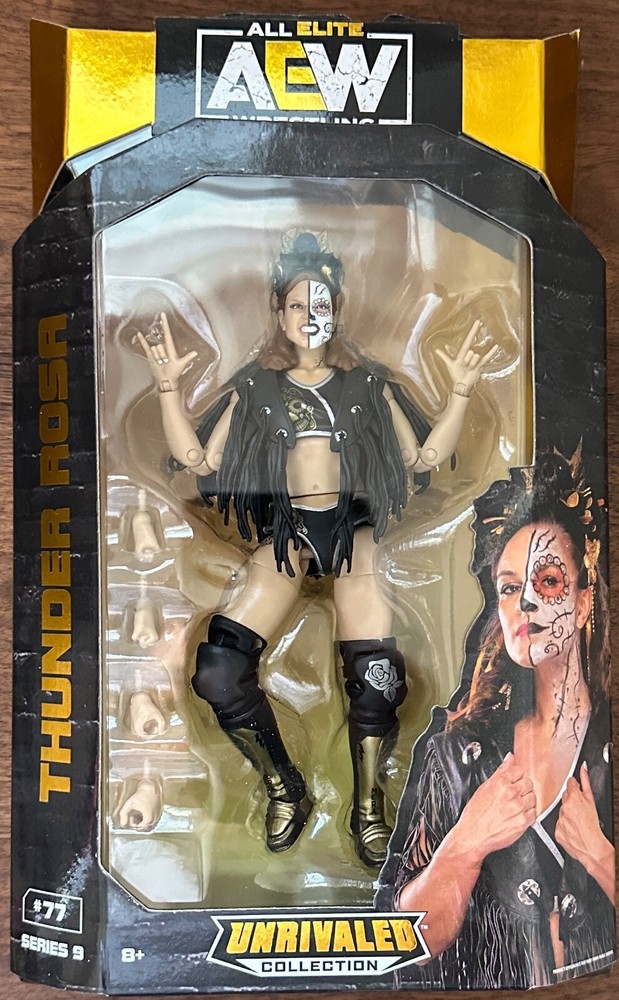 AEW Thunder Rosa Unrivaled Collection Series 9 Wrestling Figure New YZ