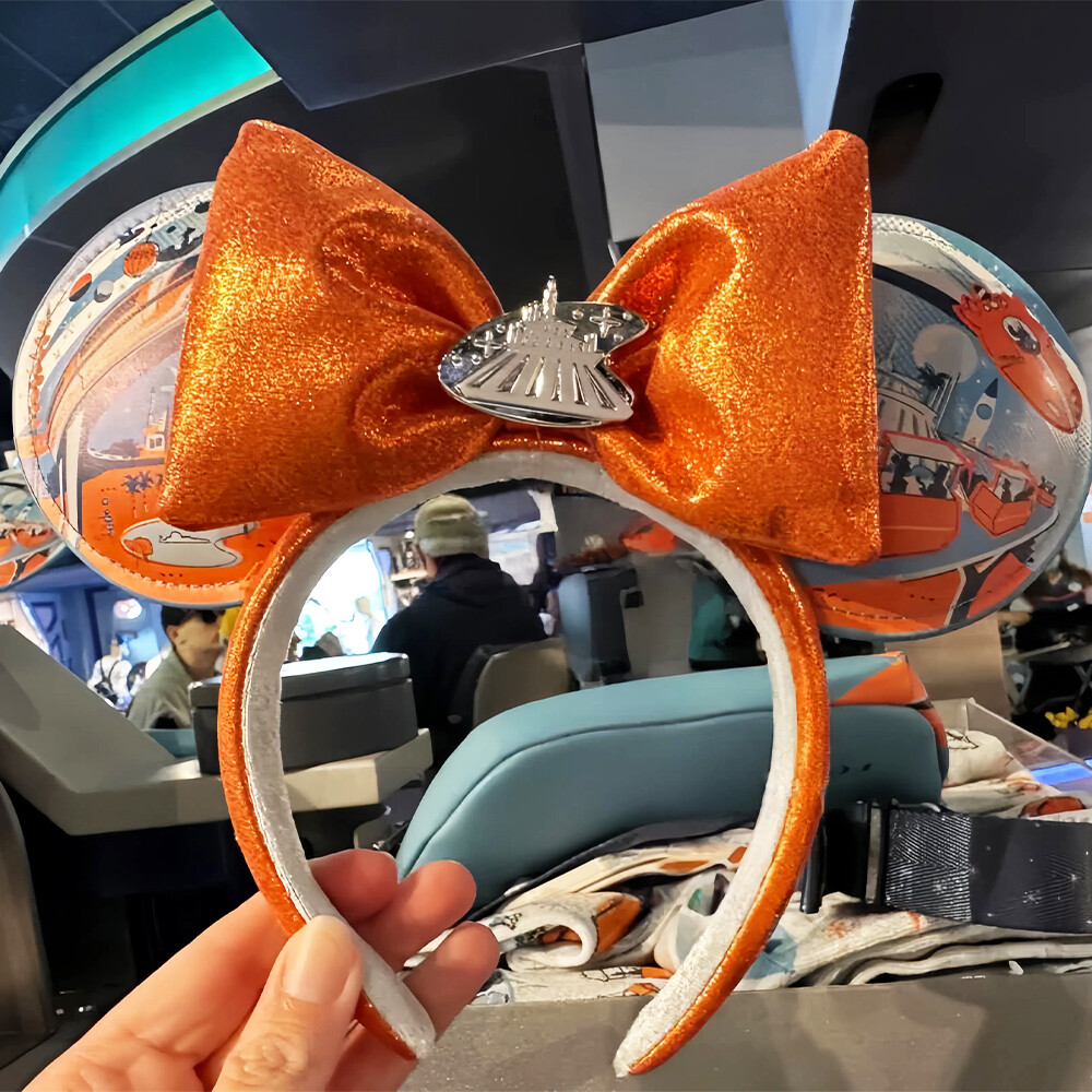 Disney Parks Magic Kingdom Tomorrowland Minnie Mickey Mouse Ears Headband US