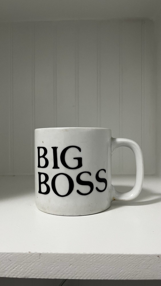 Big Boss Coffee Mug Vintage