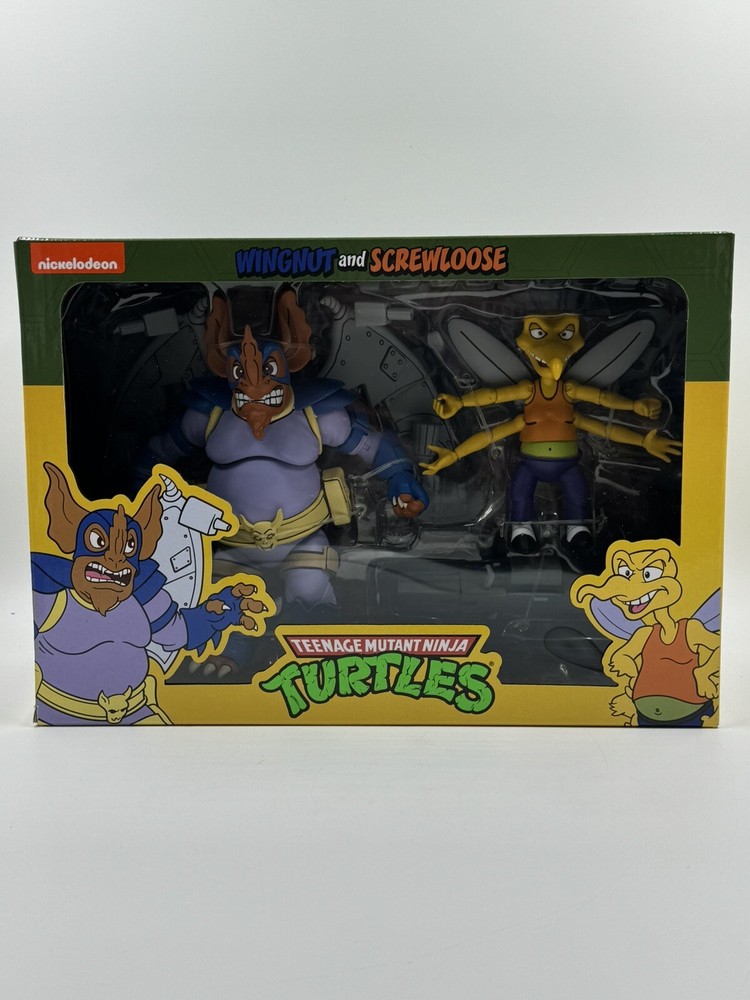 NECA TMNT Wingnut & Screwloose 2-Pack Action Figures