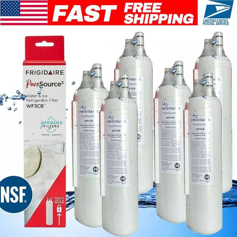 1-6 Pcs Frigidaire WF3CB Puresource3 Refrigerator Water Ice Filter USA Made