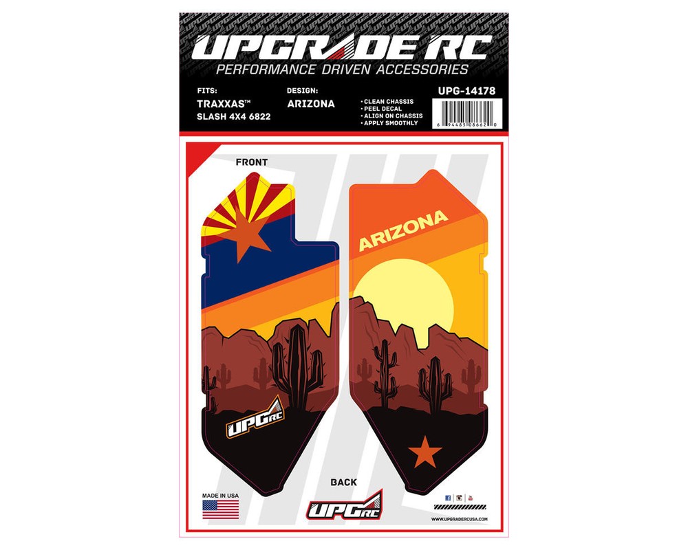 UpGrade RC Chassis Protector for Traxxas® Slash® 4x4 (Arizona) (1) [UPG-14178]