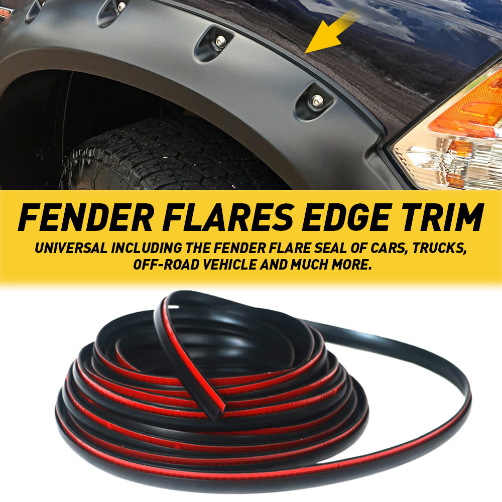 30FT T-Style Truck Car Wheel Fender Flares Edge Trim Rubber Seal Gasket Welting