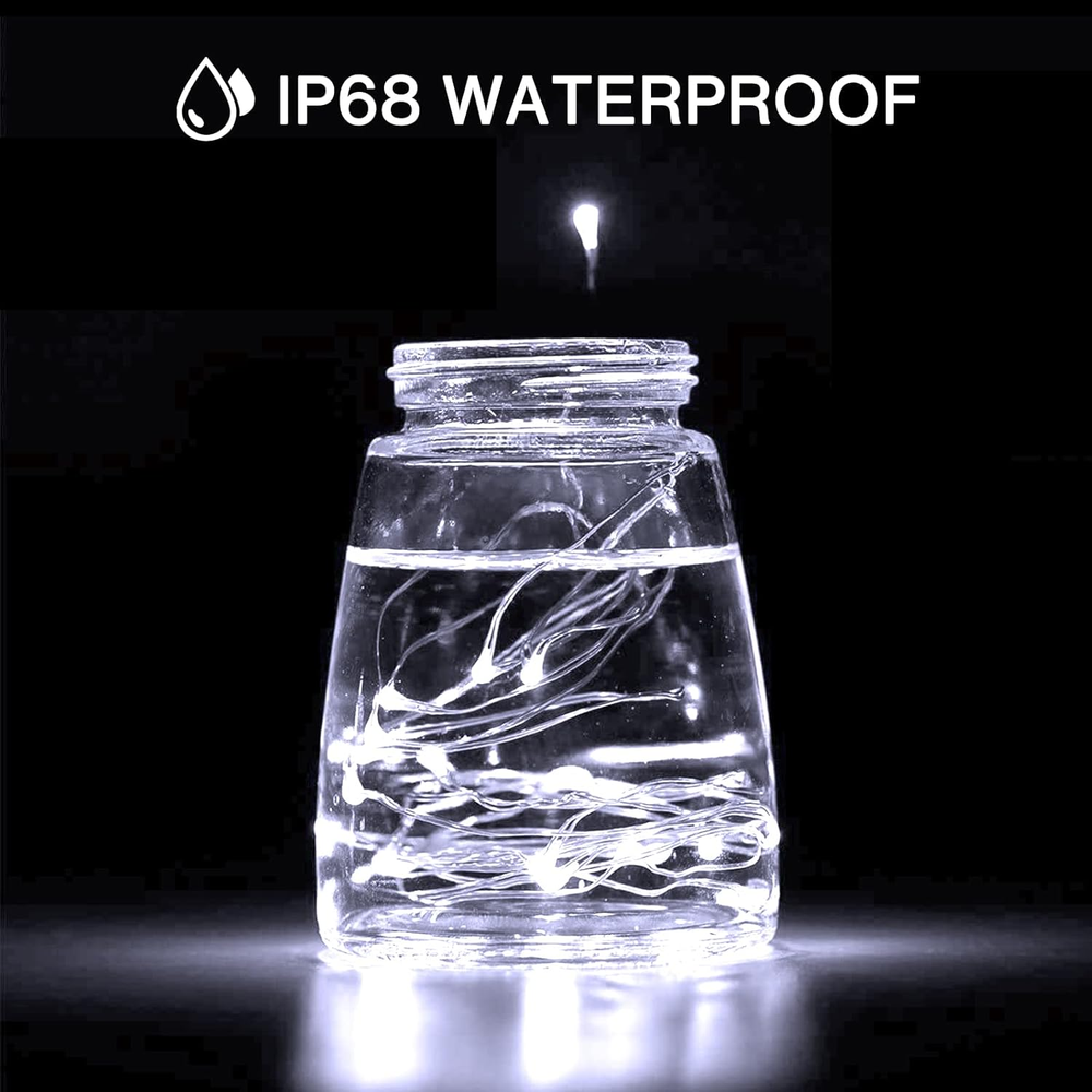 16 Pack Battery Operated Waterproof Fairy Lights 7Ft Mini String Lights for Indoor Outdoor Decor