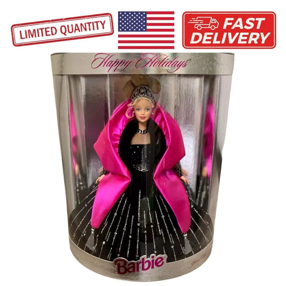 Vintage Collector Barbie Happy Holidays Doll Special Edition (1998 Mattel)
