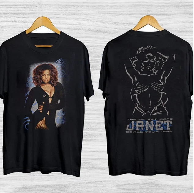 1998 Vintage Janet Jackson The Velvet Rope World Tour T-Shirt