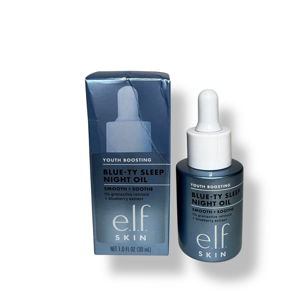 ELF Blue-ty Night Oil Anti-Aging Moisturizer 1 oz Full Size