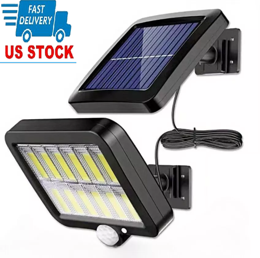 120W 1.2M LM Solar LED Street Light with Motion Sensor for Outdoor Security Flood Wall Lighting
