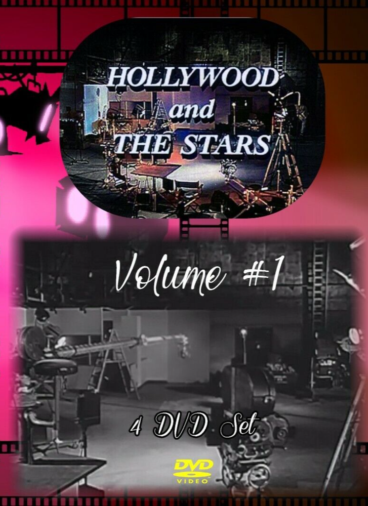 HOLLYWOOD & THE STARS  1963 9-DVD 24 episode TV Doc 16mm film Monster Comedy