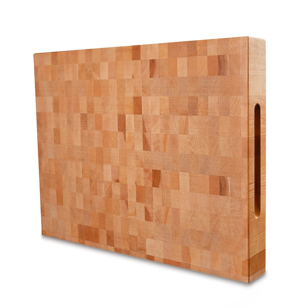 CONSDAN End Grain Cutting Board, USA Grown Hardwood, 20 x 15 Butcher Block Ha...