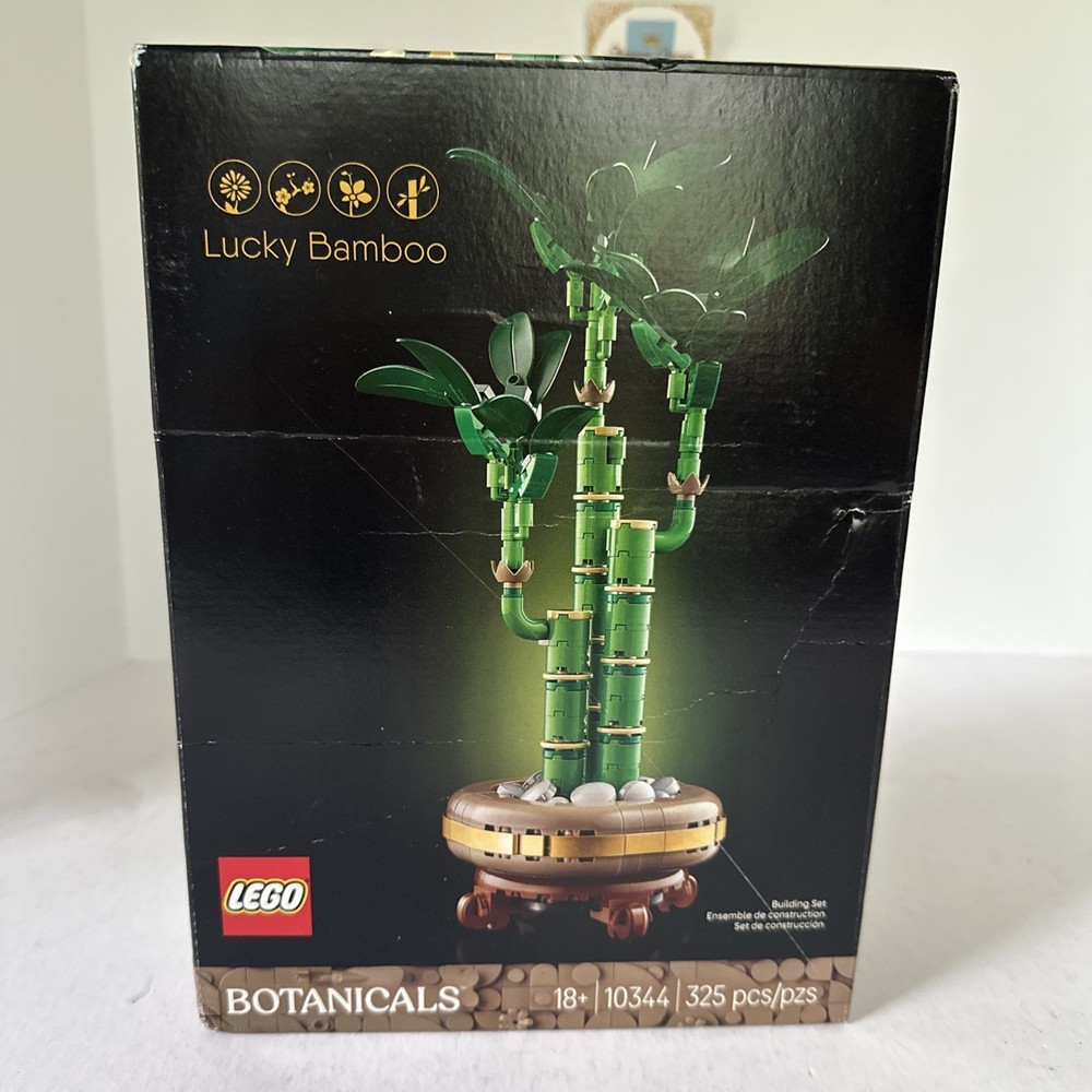 LEGO Botanicals Lucky Bamboo 10344 Building Set with 325 Pieces for Artificial Plant Decor