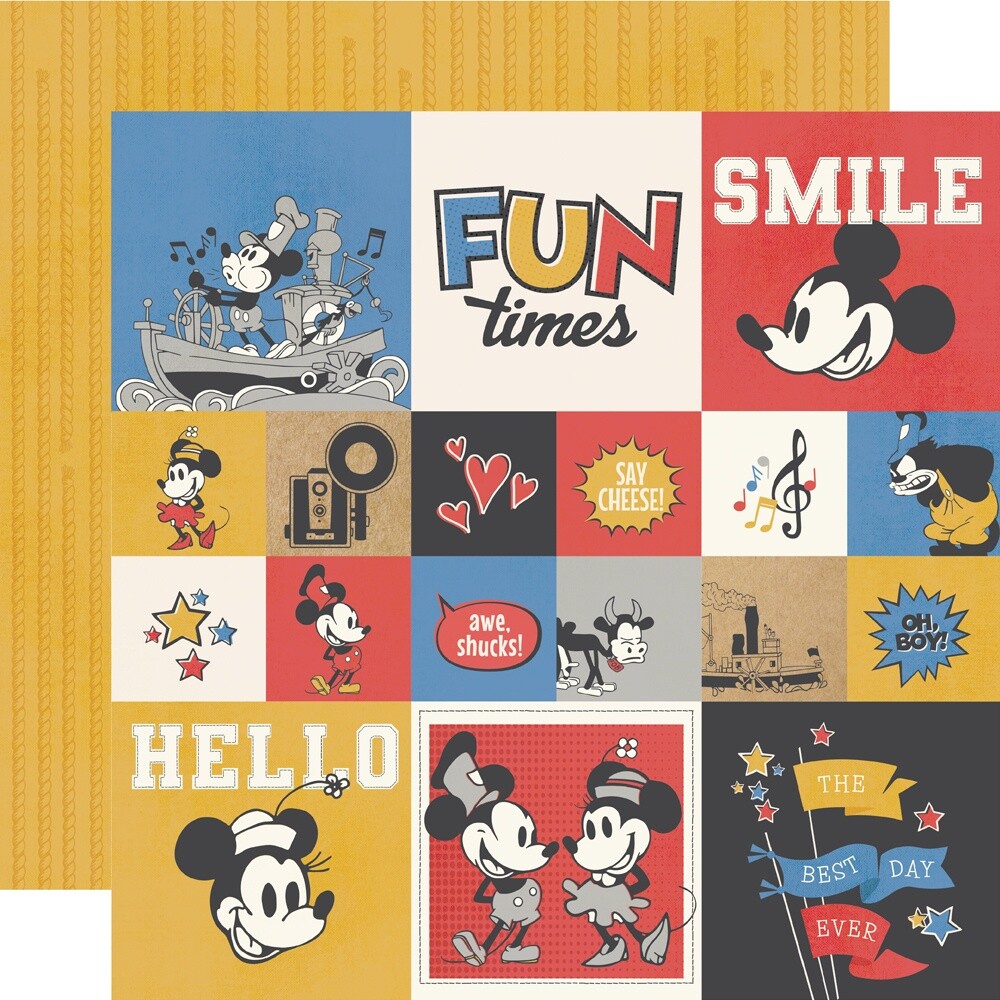 Say Cheese Classic Mouse Double-Sided Cardstock 12