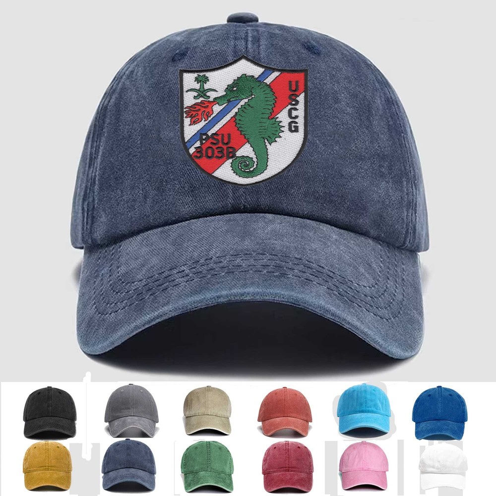 Custom Embroidered Hat PSU-303B Port Security Unit, Veteran Cap, Trucker Hat