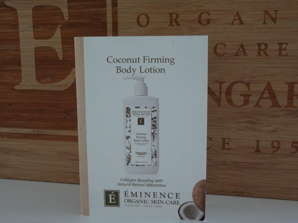 Eminence Coconut Firming Body Lotion SAMPLE CARD -1- Brand New