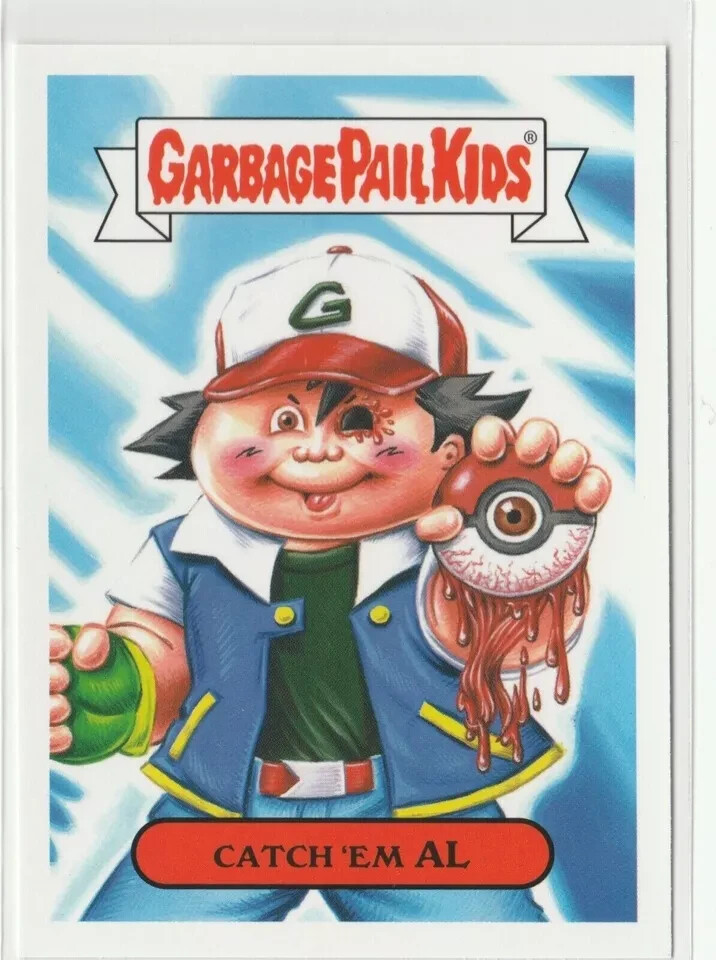 Pokemon Ash Garbage Pail Kids GPK 2019 We Hate the 90s Trading Card