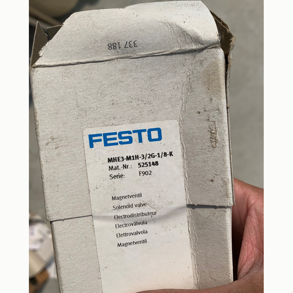 one NEW FESTO solenoid valve MHE3-M1H-3/2G-1/8-K 525148 Fast Delivery