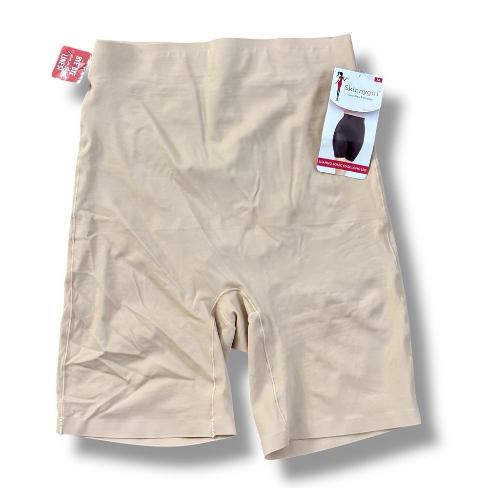 Skinnygirl Size M Sonic Edge Tummy Control Thigh Shaper Shorts NWT