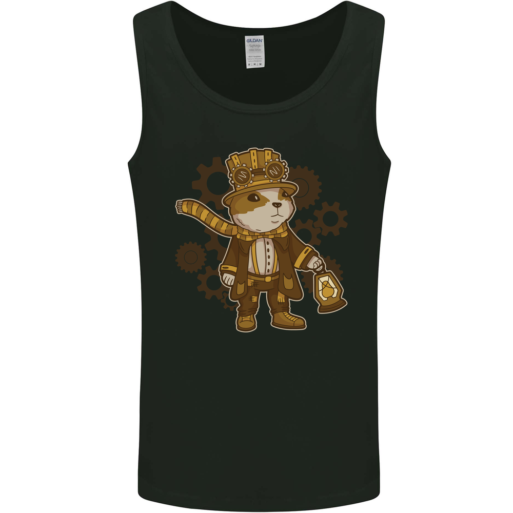 Steampunk Hamster Mens Vest Tank Top