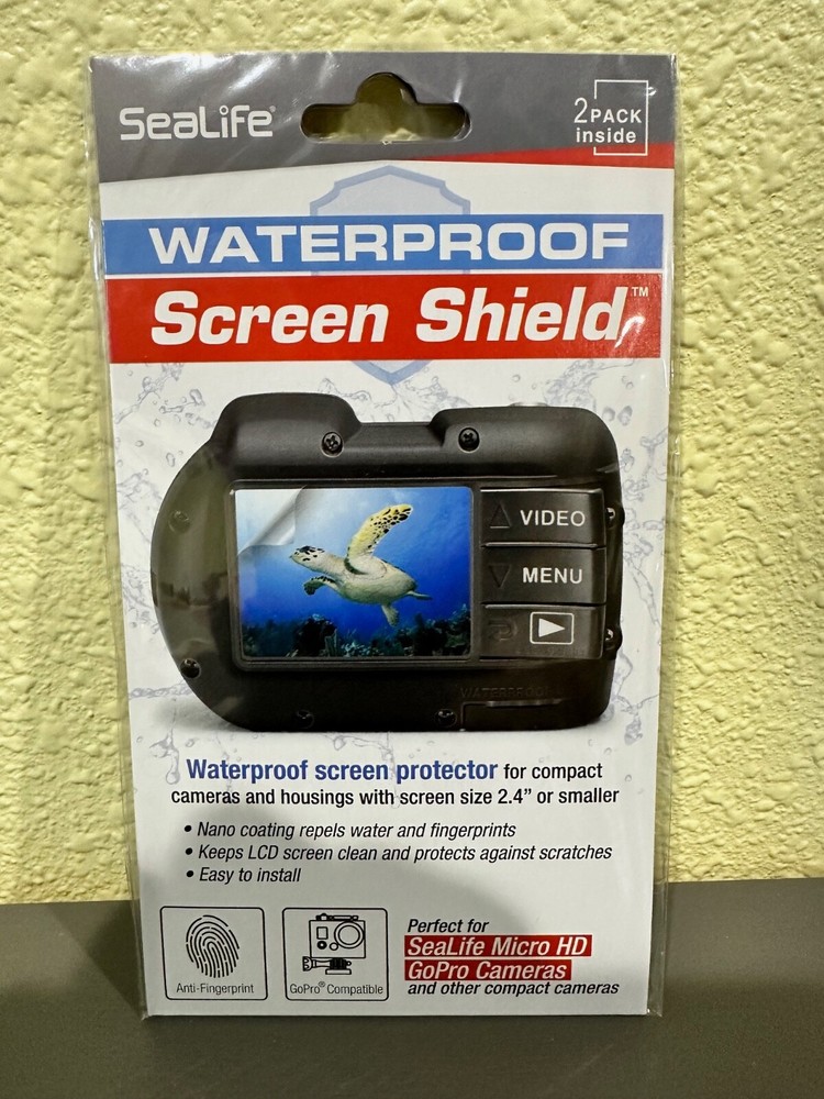 SeaLife Screen Shield, Waterproof, 2 pack. Only 1 available!