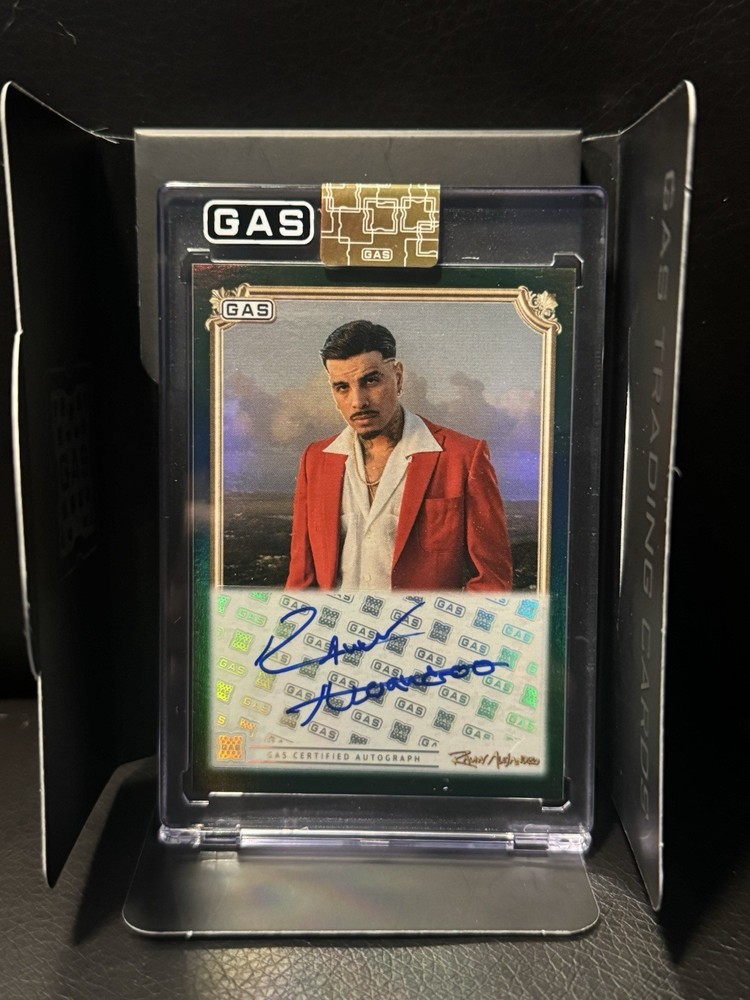 Rauw Alejandro x GAS Trading Cards (RAUW ALEJANDRO AUTOGRAPH 08/15) Complex